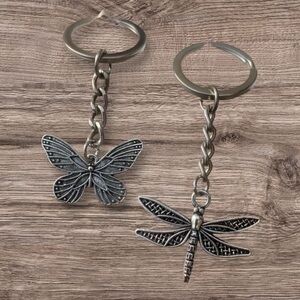 Vintage Style Dragonfly or Butterfly Key/Bag Charm 🆕 Pick 3/$15🎉